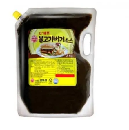오뚜기 불고기버거소스(오쉐프)2KG 이미지