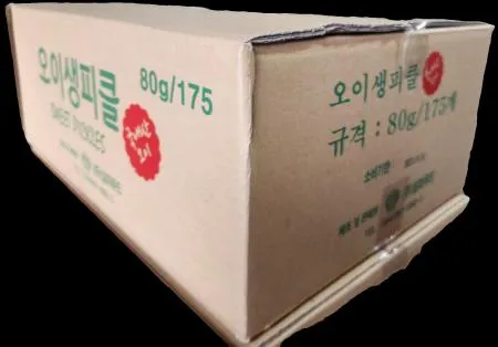 일미 오이생피클(국내산,슬라이스,1회용)80g*175ea  **오후2시마감 당일발송**