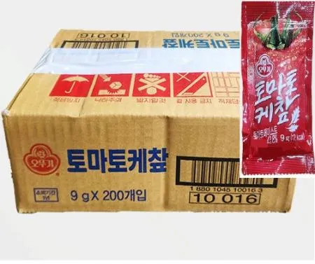 일회용 케찹(오뚜기)9g*200ea/box 이미지