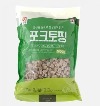 사조오양 포크토핑(냉동,원형)1KG*10EA