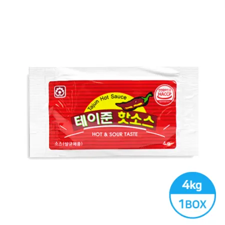 일회용핫소스(태원)4g*1000ea/box