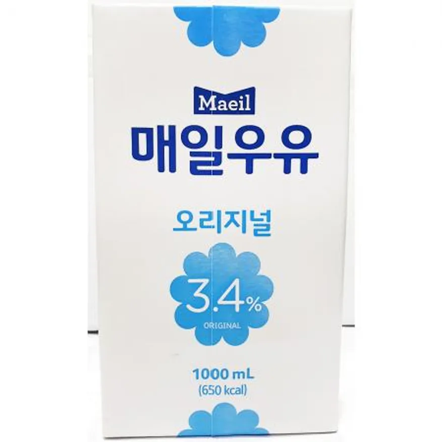 흰우유(매일유업,오리지널,멸균)1L 이미지