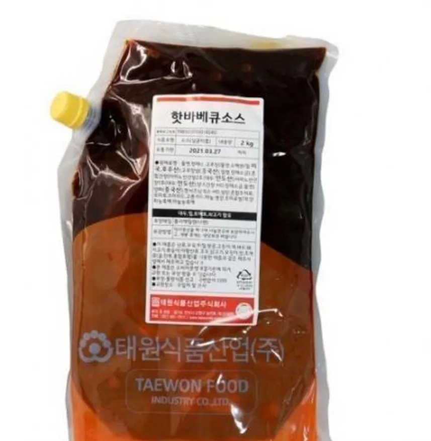 태원 핫바베큐소스(2KG)업소용 ***오후2시전주문 당일발송*** 이미지