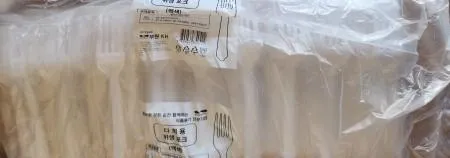 일회용포크(백색,개별포장)100EA/봉 이미지