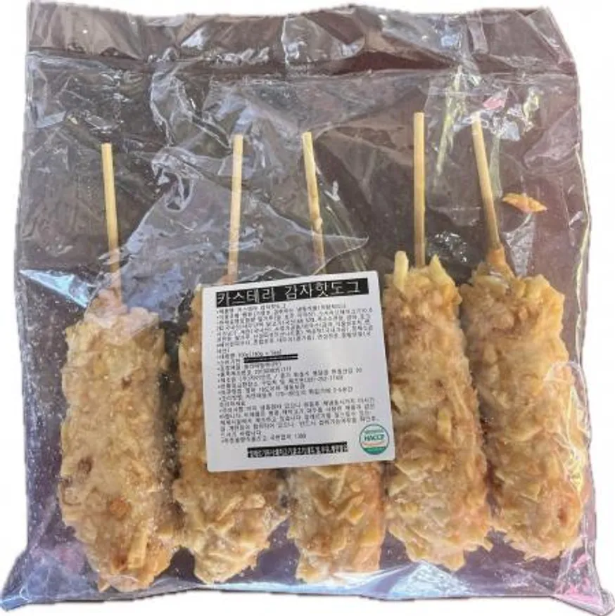 카스테라 감자 핫도그 700g - 아이스팩 1개~2개 내 무료제공 (추가 필요시 별도 문의) 이미지