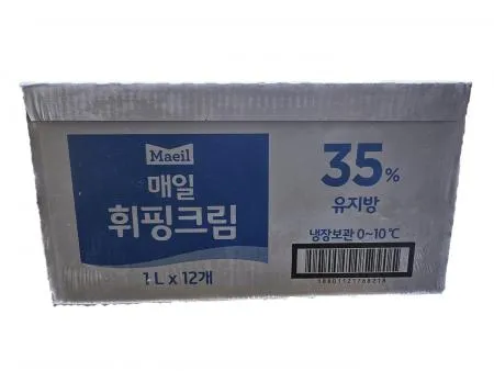 매일유업 휘핑크림 35%,1L 이미지