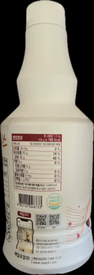 매일유업 테너베이스 체리(에이드체리농축액,음료베이스)1.2KG*2EA 이미지