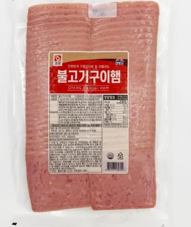 사조오양 불고기구이 슬라이스햄(냉장)1KG 이미지