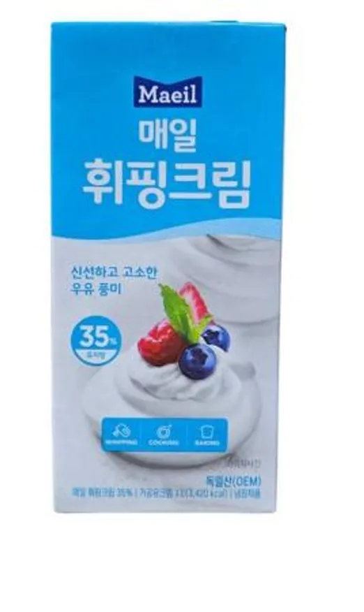 매일유업 휘핑크림 35%,1L 이미지