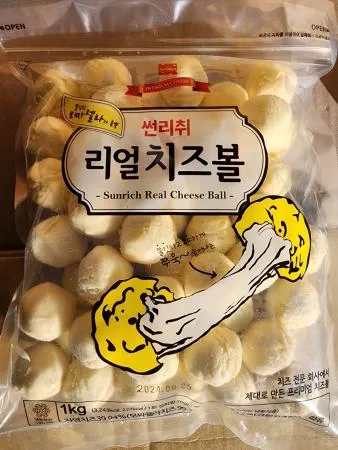 썬리취 리얼치즈볼(모짜렐라치즈,피자,햄버거)1KG 이미지