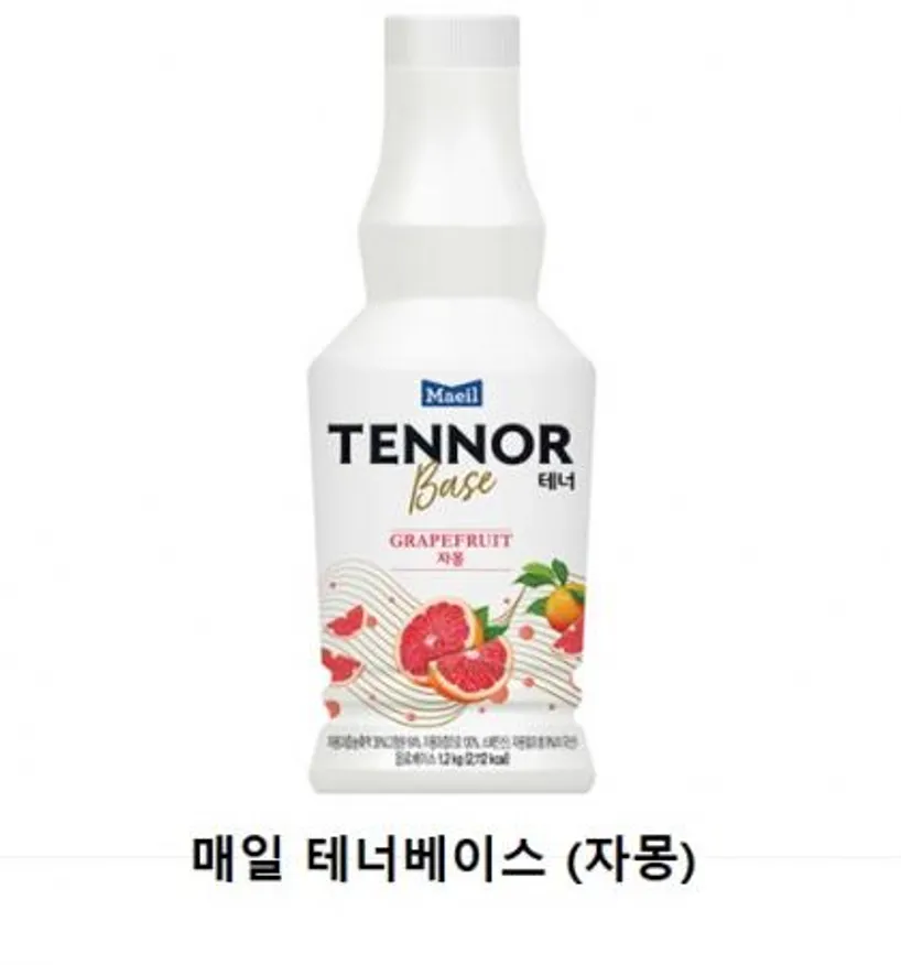 매일유업 테너베이스 자몽(에이드자몽농축액,음료베이스)1.2KG*6EA 이미지