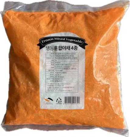 냉동 혼합 야채 4종 (옥수수 포함) 1kg 중국산 9봉 출고!! /2026/8/19 까지/할인상품 - 아이스팩 1개~2개 내 무료제공 (추가 필요시 별도 문의) 이미지