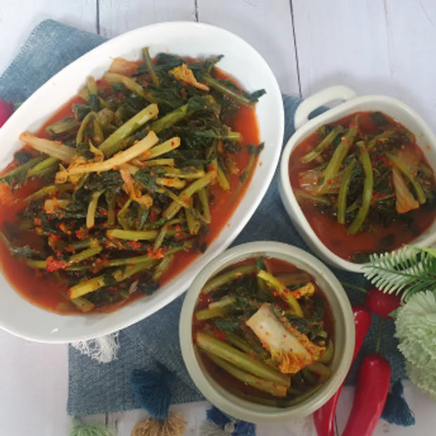 고구려푸드 열무김치 10kg 대용량 업소용 식당용 비빔국수 이미지