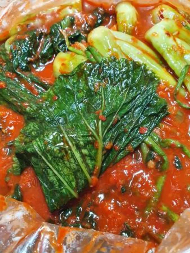 톡쏘는 맛이 일품인 갓김치 10kg (중국) 이미지
