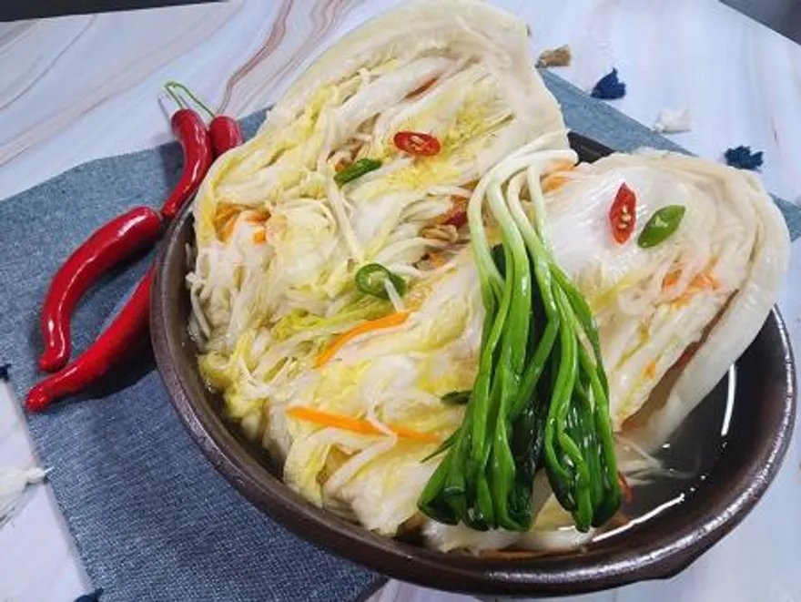맛있고 시원한 백김치 10KG(중국) 이미지