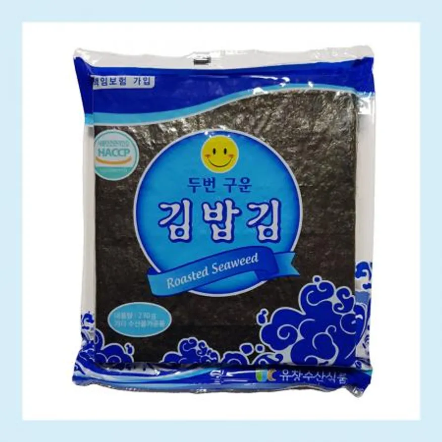 유창 두번구운 김밥김(일반) 230g 100매 이미지
