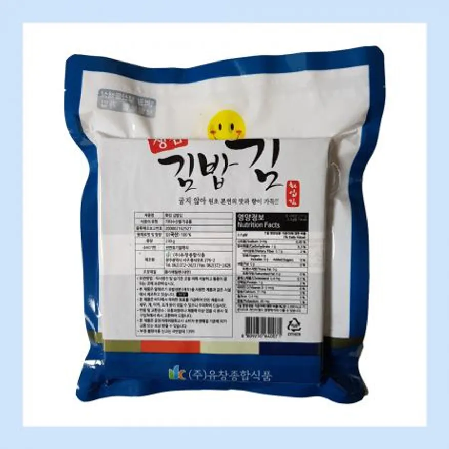 유창 생김 화입김 김밥김 100매×72봉 이미지