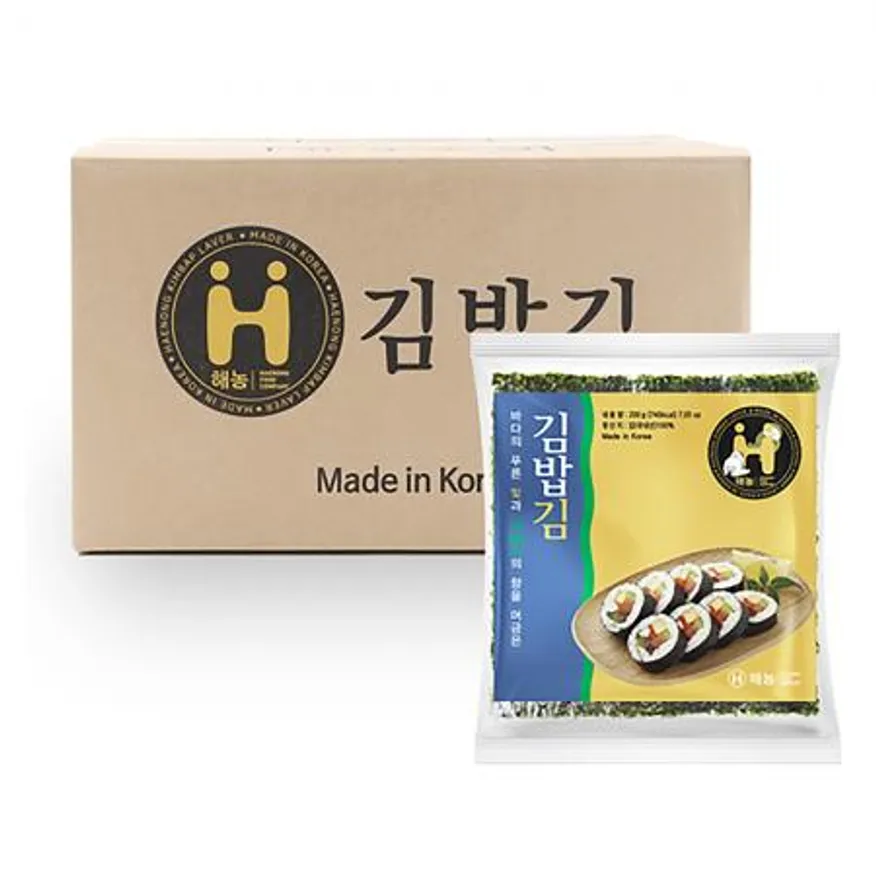 해농 구운 김밥김 골드 100매/봉 (특가) 이미지