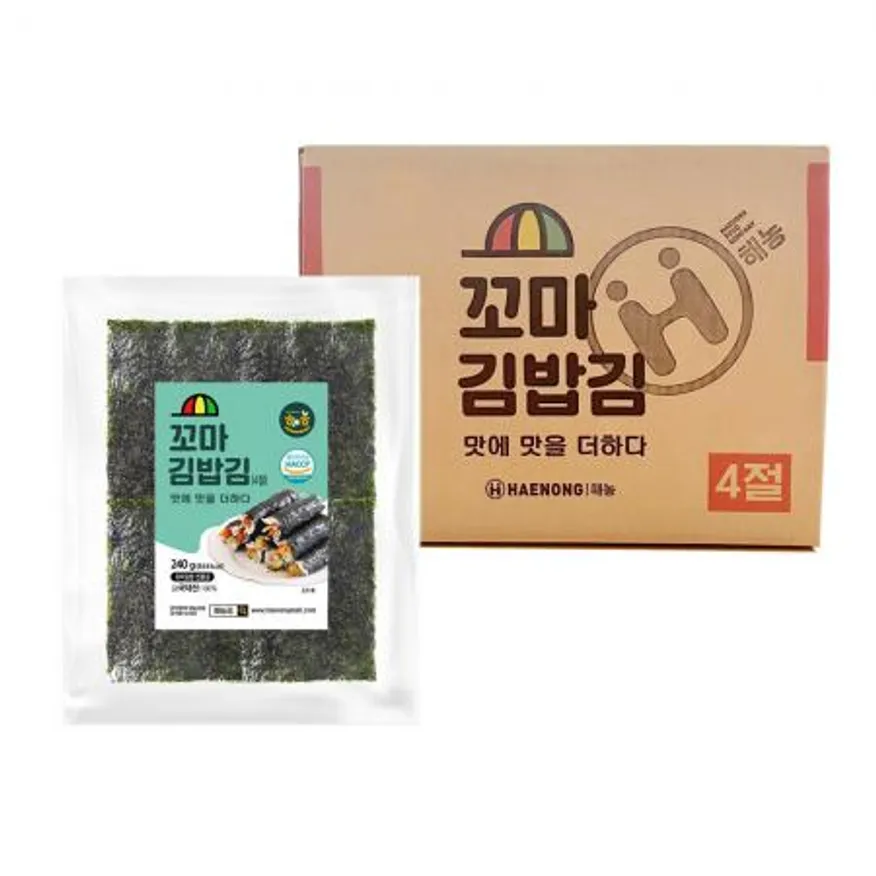 해농 꼬마 김밥김 (4절) 10봉 이미지