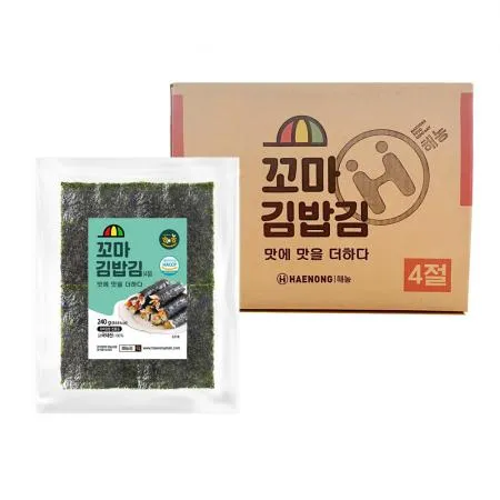 해농 꼬마 김밥김 (4절) 10봉 이미지
