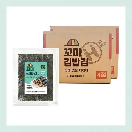 해농 꼬마 김밥김 (4절) 40봉 특가