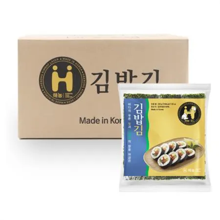 해농 구운 김밥김 골드 100매×10봉 이미지
