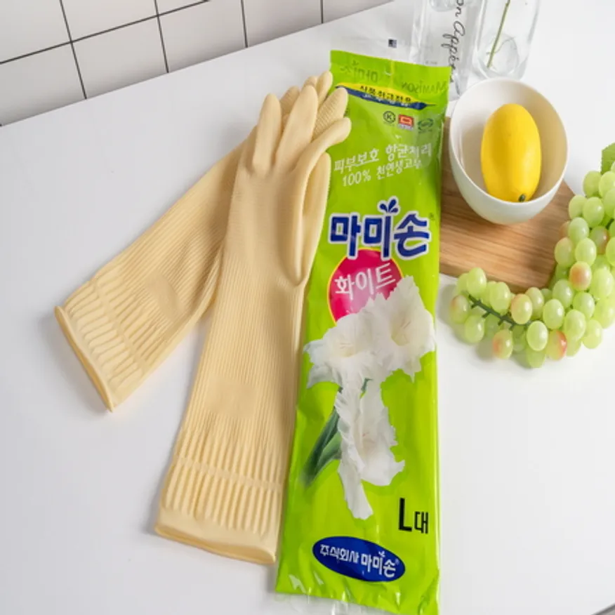 마미손 화이트 대 L 왼손2개 5켤레 이미지