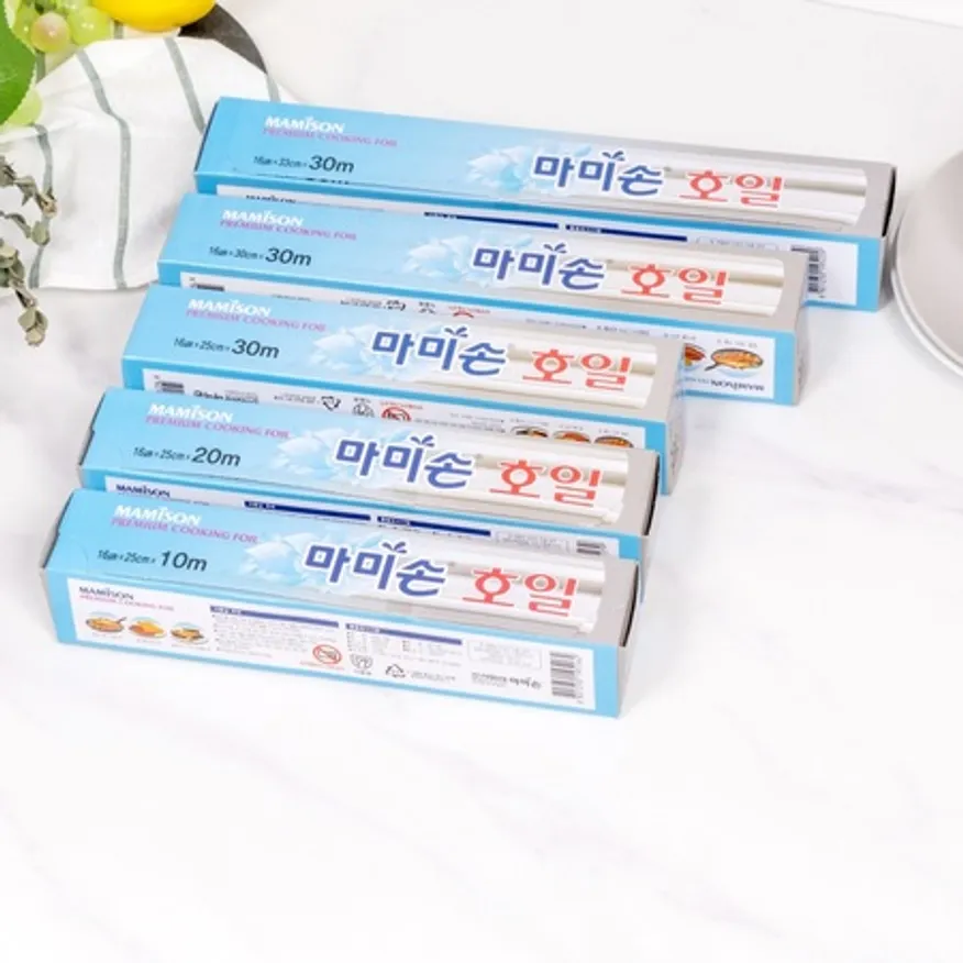 마미손 프리미엄 알루미늄 쿠킹호일 250x20m 이미지