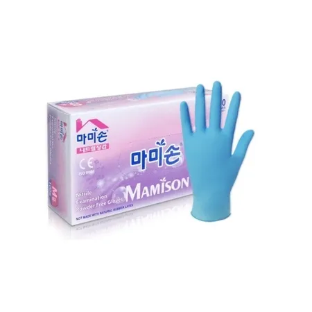 마미손 니트릴 대 L - 미색 100매 1각 이미지