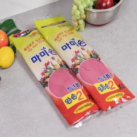 마미손 특대 XL 분홍 오른손2개 5켤레