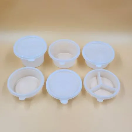 일회용 130파이 원형 죽용기 150ml 3칸 600개세트 