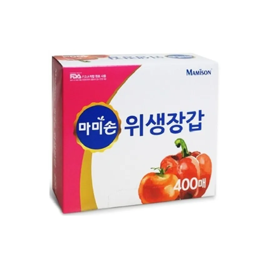 마미손 2호 국산 위생장갑 400매 1각 이미지