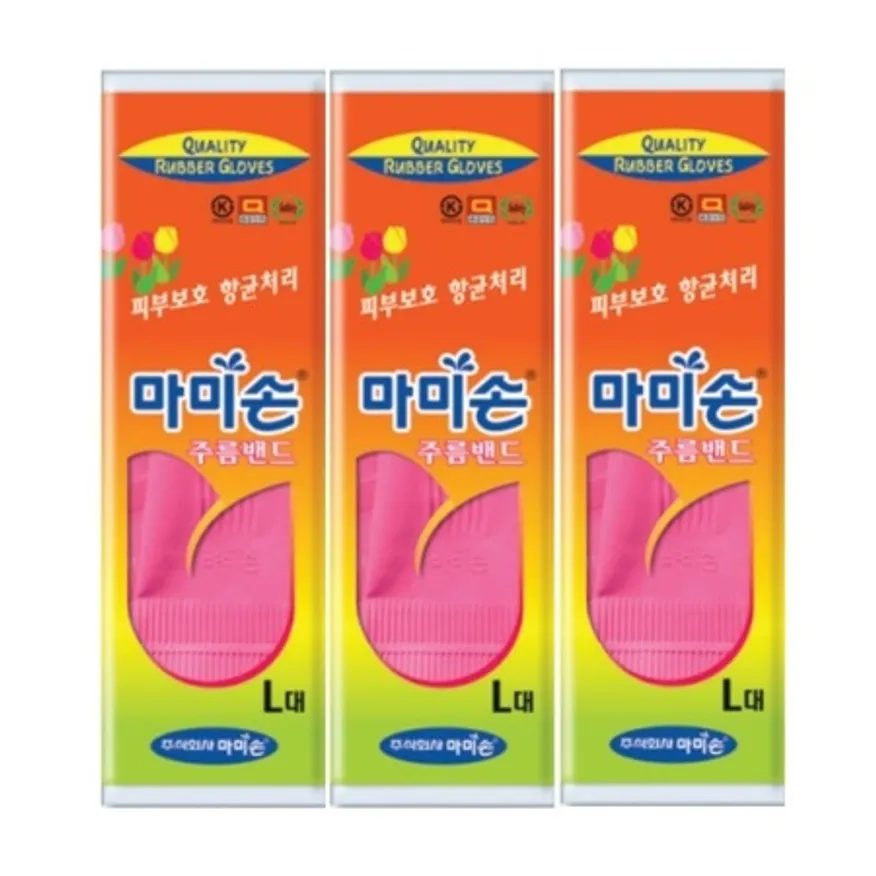 마미손 주름밴드 대 L 분홍 5켤레 이미지