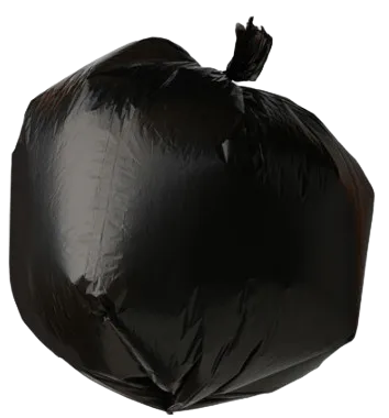 배접봉투 비닐봉투 재활용 분리수거 쓰레기봉투 대 75L 20매 검정 이미지