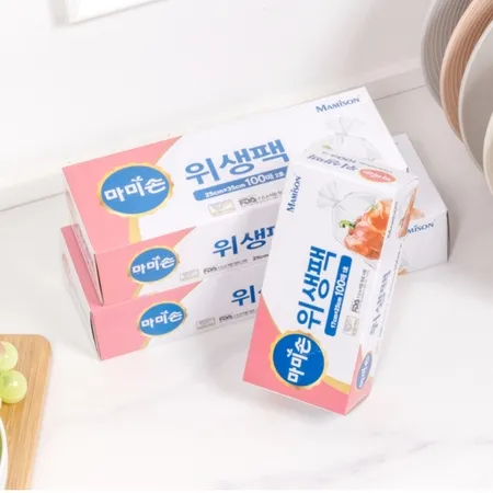 마미손 위생백 소 17x25 100매 1각 이미지