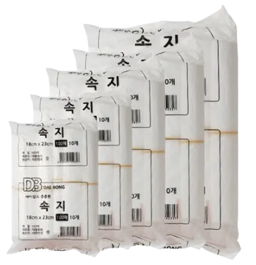 속지봉투 막지 위생 비닐봉투 투명비닐 1000매 21x27 