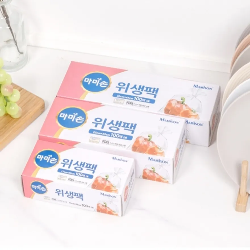 마미손 위생백 소 17x25 100매 1각 이미지