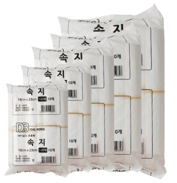 속지봉투 막지 위생 비닐봉투 투명비닐 1000매 38x50