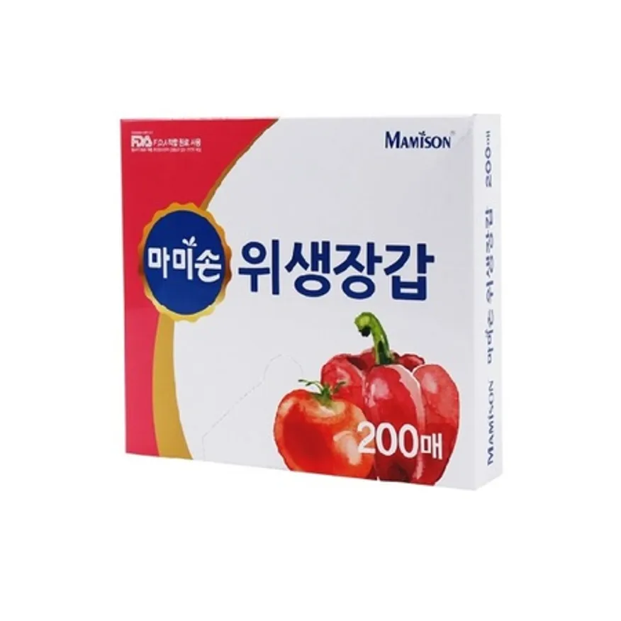 마미손 2호 국산 위생장갑 200매 1각 이미지