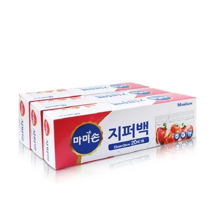 마미손 지퍼백 중 25x30 20매 1각 이미지
