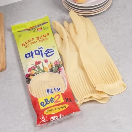 마미손 특대 XL 미색 오른손2개 5켤레 이미지