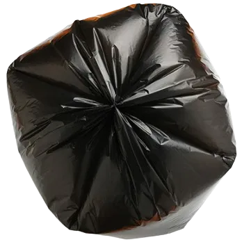 배접봉투 비닐봉투 재활용 분리수거 쓰레기봉투 대 75L 20매 검정 이미지
