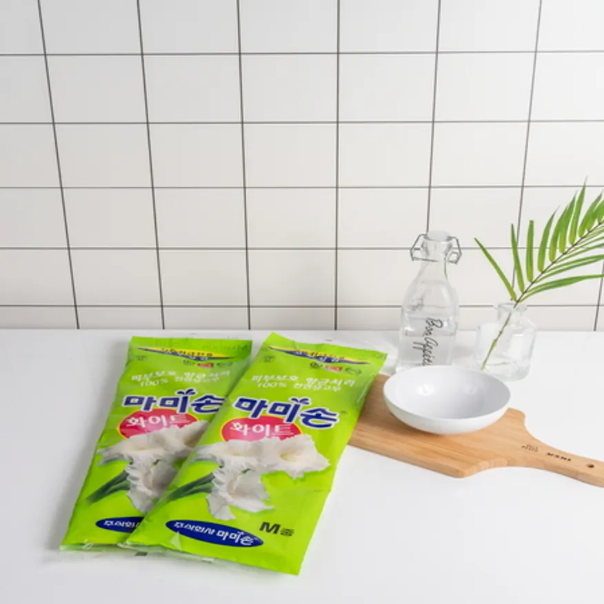 마미손 화이트 중 M 왼손2개 5켤레 이미지