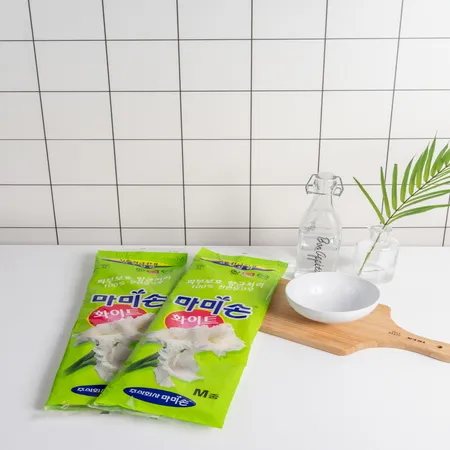 마미손 화이트 중 M 왼손2개 5켤레 이미지