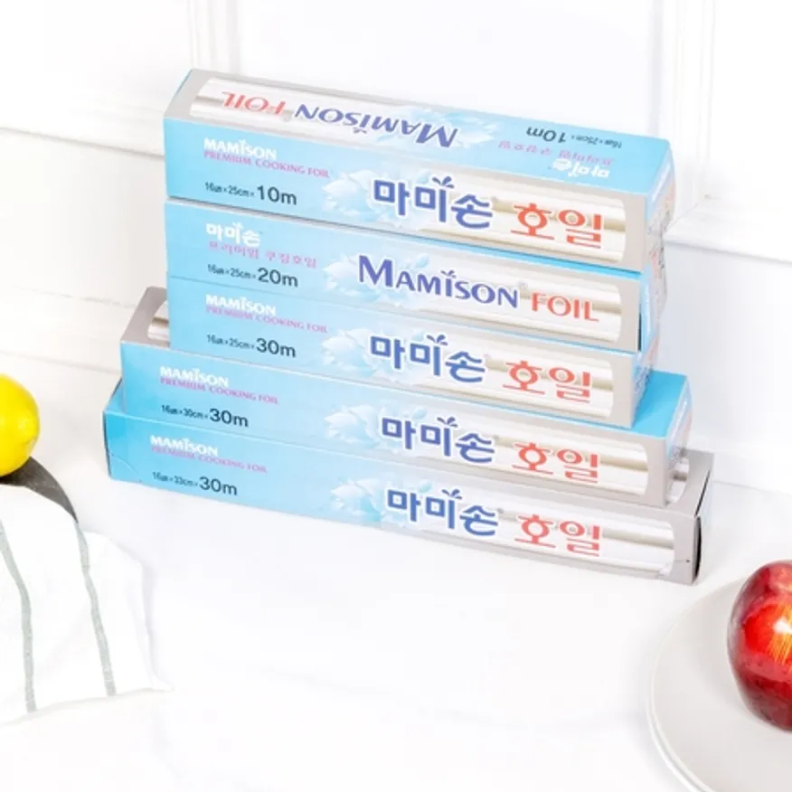 마미손 프리미엄 알루미늄 쿠킹호일 330x30m 이미지