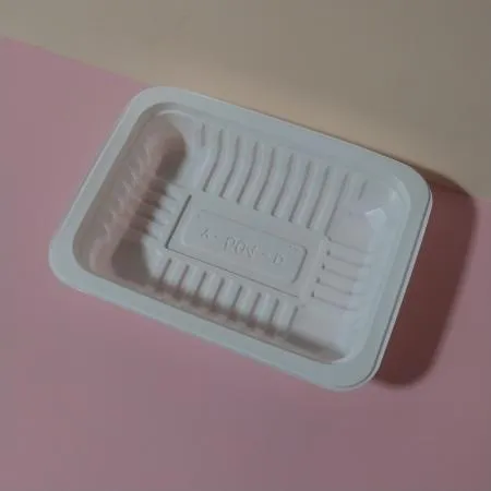 일회용 19144 실링용기 바베큐용기 백색 필름포장 1200개  이미지