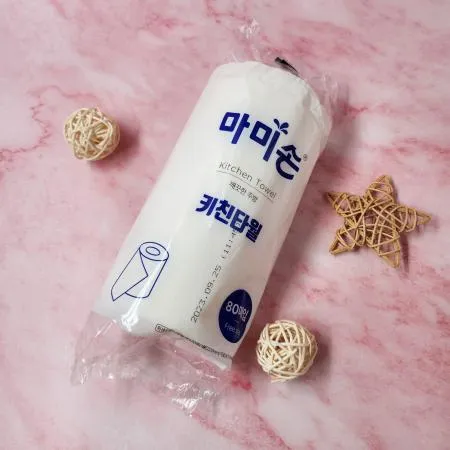 마미손 한장씩 간편하게 뜯어쓰는 키친타월 80매 롤형 이미지
