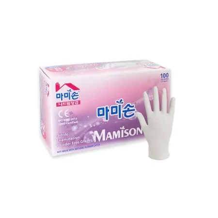 마미손 니트릴 대 L - 블루 100매 1각 이미지