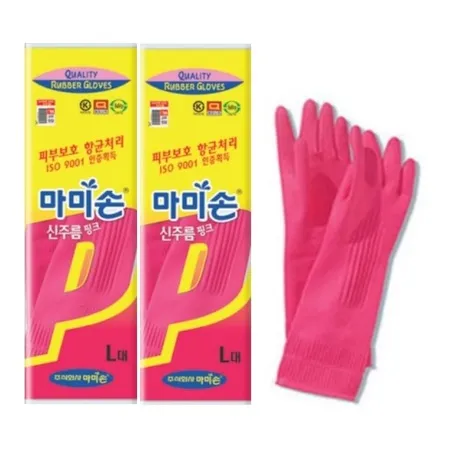 마미손 신주름 대 L 분홍 5켤레 이미지