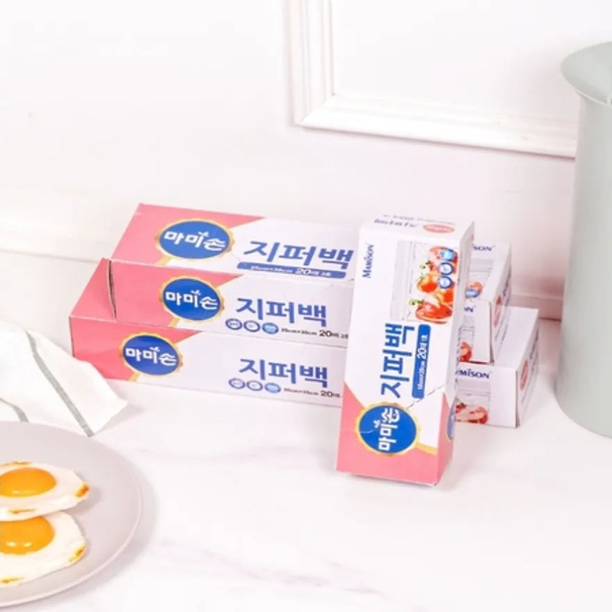 마미손 지퍼백 소 18x20 20매 1각 이미지